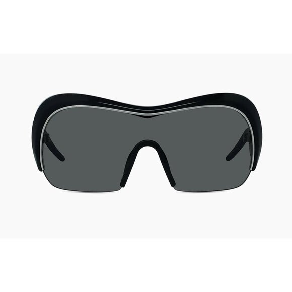 Givenchy GV40098 01A Night Bird 131MM black Geometric unisex Sunglasses NEW - Picture 2 of 10